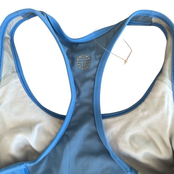 TORY BURCH SPORT Blue Racerback Sports Bra Size X Small - Picture 4 of 6